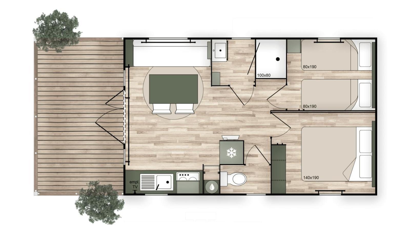 Eco-Lodge Lou Pantai 르프라데 외부 사진
